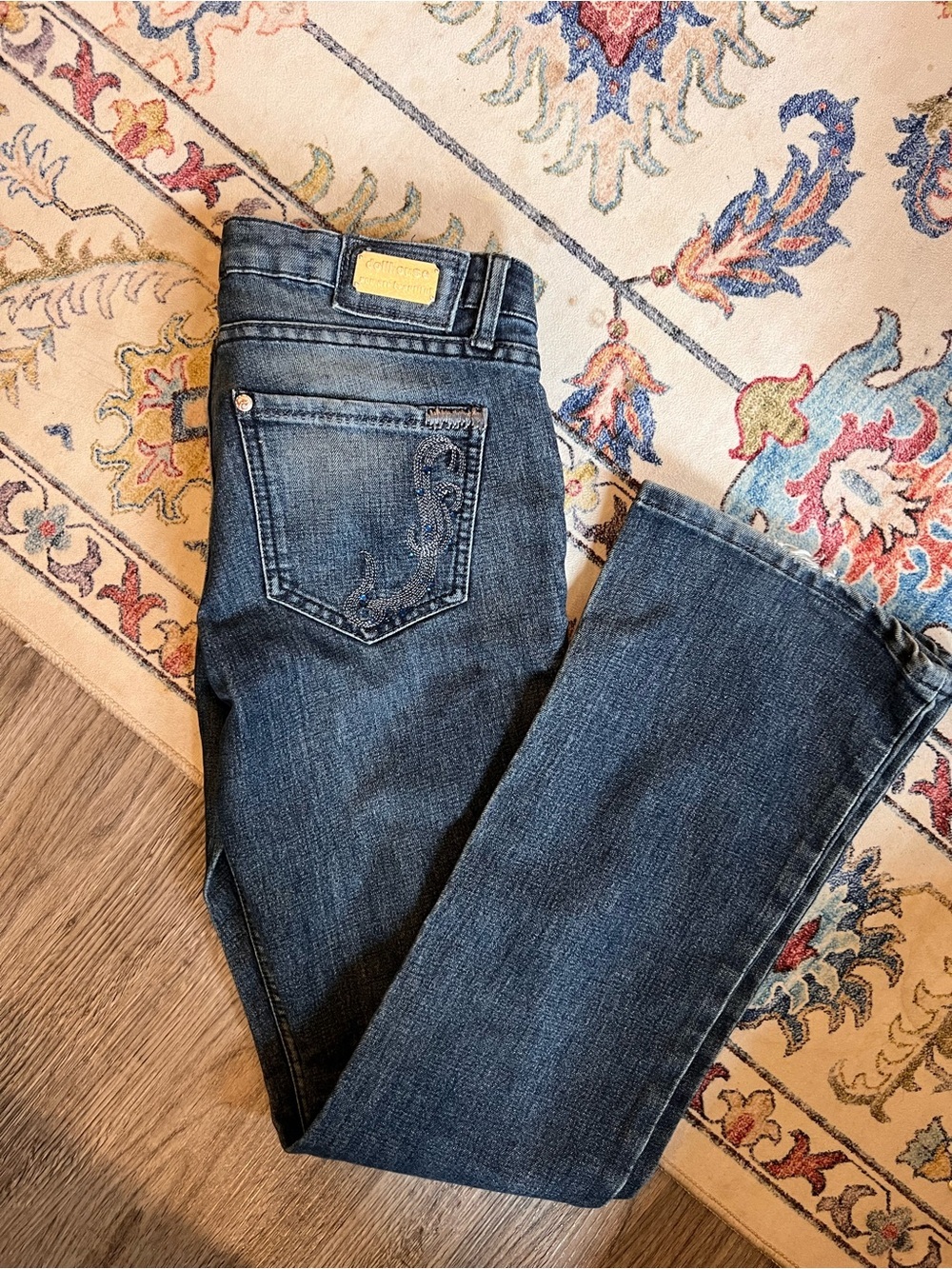 Dollhouse Dark Blue Flare Jeans